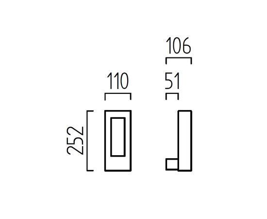 Настенный светильник Helestra LAGO A18600.93, фото 2