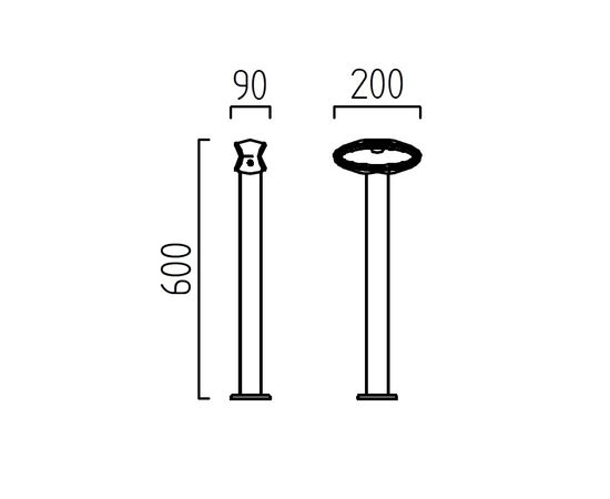 Осветительный столб Helestra SEA A19601.93, фото 2