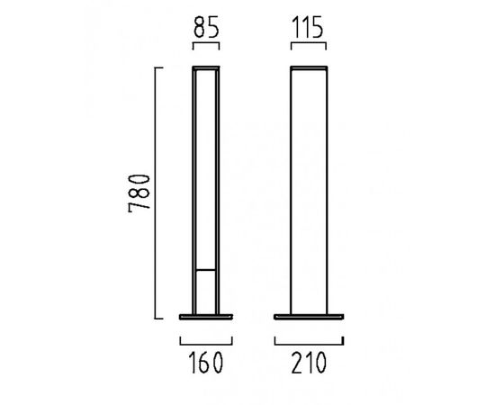 Осветительный столб Helestra TENDO 44 A19230.93, фото 2