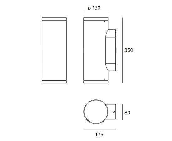 Настенный светильник Artemide outdoor Calumet 13 wall, фото 4