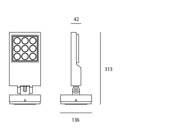 Настенный светильник Artemide outdoor Cefiso 14, фото 5