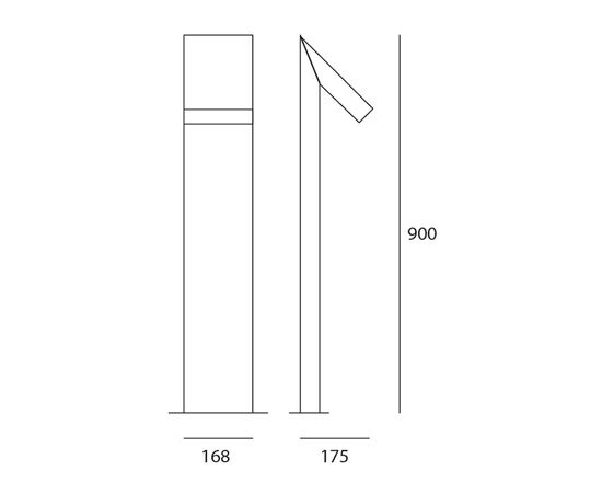 Осветительный столб Artemide outdoor Chilone terra 90, фото 3