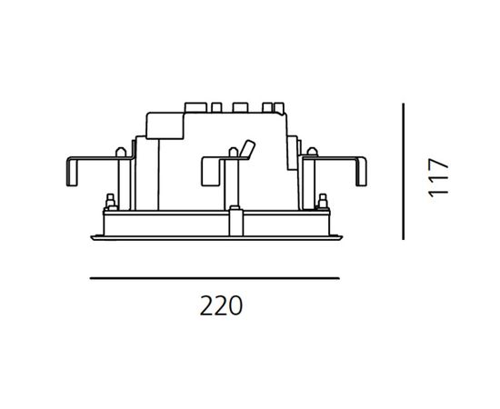 Встраиваемый в стену светильник Artemide outdoor Ego 220 downlight, фото 2