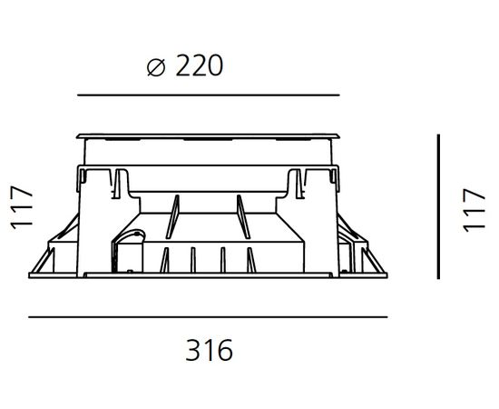 Встраиваемый в стену светильник Artemide outdoor Ego 220 drive-over, фото 2