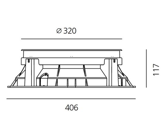 Встраиваемый в стену светильник Artemide outdoor Ego 320 drive-over, фото 2