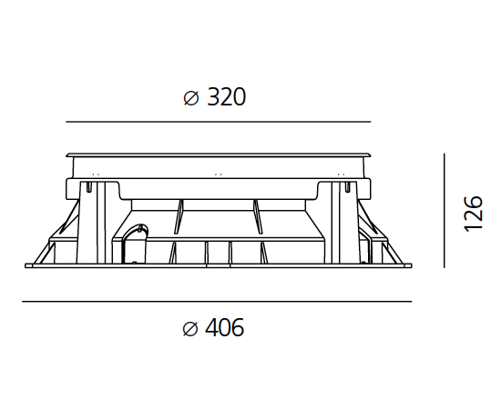 Встраиваемый в стену светильник Artemide outdoor Ego 320 vetro walk-over, фото 3