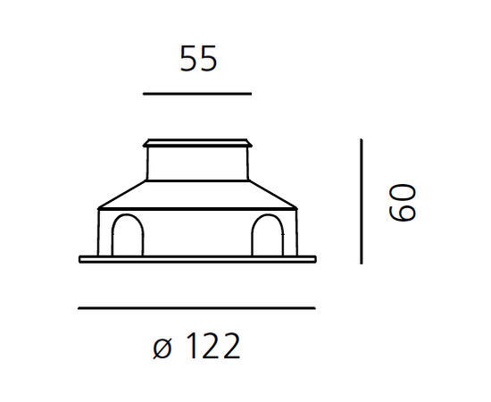 Встраиваемый в стену светильник Artemide outdoor Ego 55 flat walk-over, фото 5
