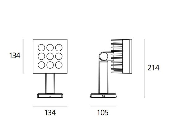 Уличный прожектор Artemide outdoor Falange 9, фото 3