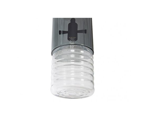 Подвесной светильник Tom Dixon Flask Pendant Smoke Long, фото 5