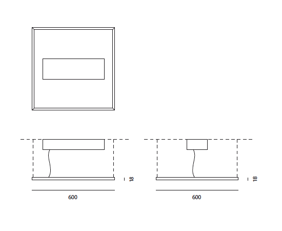 Подвесная система освещения Artemide Architectural Grafa Stand Alone 600x600, фото 7
