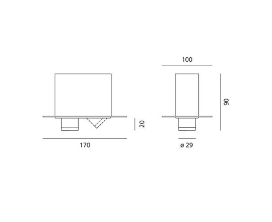 Встраиваемый в потолок светильник Artemide Architectural Hide Quadrato Adjustable, фото 2
