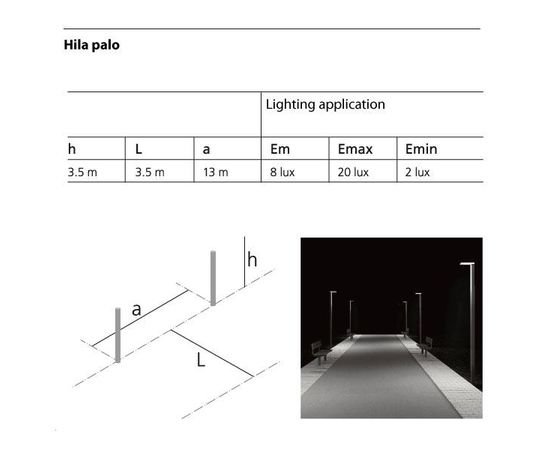 Уличный фонарь Artemide outdoor Hila palo, фото 2