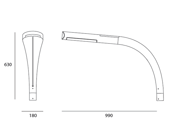 Уличный фонарь Artemide outdoor Indicta, фото 5
