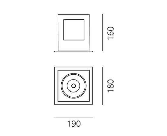 Встраиваемый в потолок светильник Artemide Architectural JavaLED, фото 2