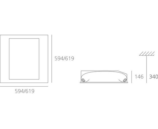 Встраиваемый в потолок светильник Artemide Architectural Recessed Soft Light, фото 2