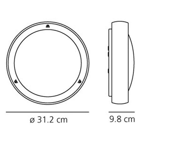 Настенный светильник Artemide outdoor Niki, фото 2