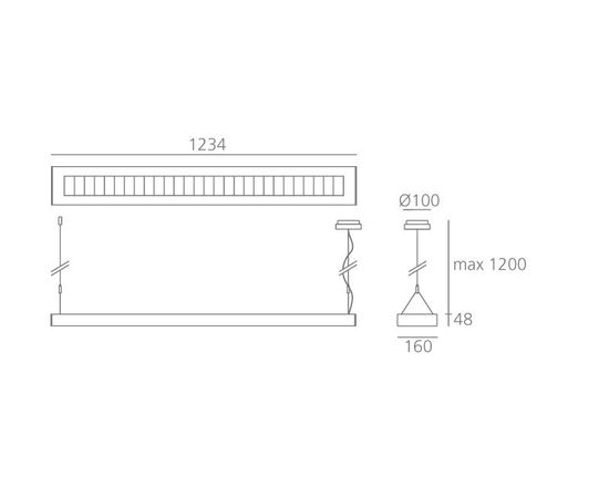 Подвесной светильник Artemide Architectural Nota bene sospension, фото 3