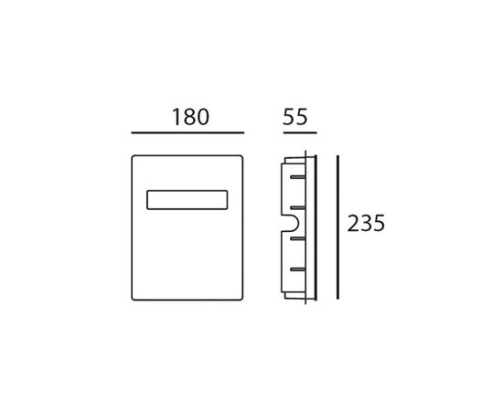 Встраиваемый в стену светильник Artemide Architectural Nuda recessed, фото 4