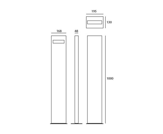 Осветительный столб Artemide Architectural Nuda floor 100, фото 6