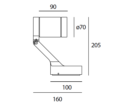 Уличный прожектор Artemide outdoor Obice Mini, фото 3