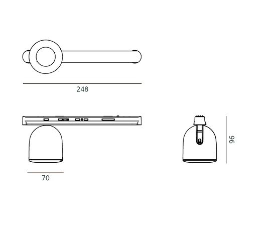 Трековый светодиодный светильник Artemide Architectural Olmo Spot, фото 2