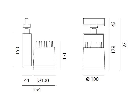 Трековый светильник Artemide Architectural Picto 100, фото 2