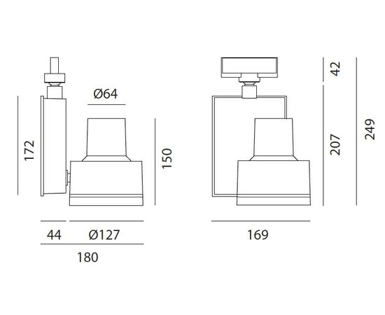 Трековый светильник Artemide Architectural Picto 125 HIT, фото 5