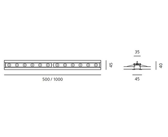 Встраиваемый в стену светильник Artemide outdoor Spike Recessed, фото 2