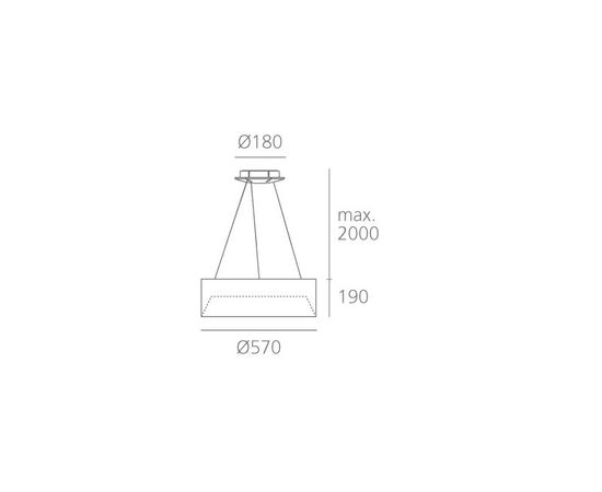 Подвесной светильник Artemide Architectural Tagora Suspension 570, фото 5