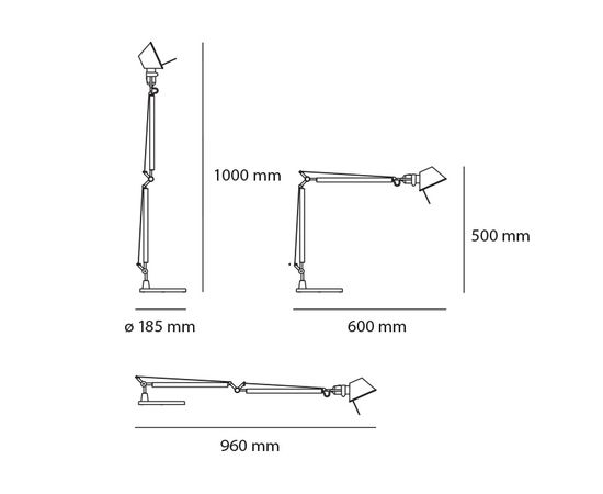 Настольная лампа Artemide Tolomeo Midi Led, фото 3