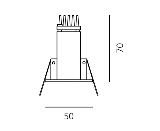 Встраиваемый в потолок светильник Artemide Architectural Zeno Up 1, фото 3