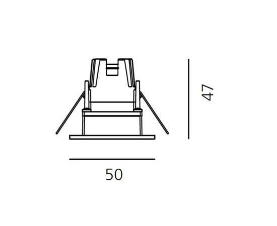 Встраиваемый в потолок светильник Artemide Architectural Zeno Up 2, фото 2