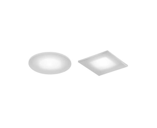 Встраиваемый в потолок светильник Artemide Architectural Zeno Up 3 Frosted Square, фото 4