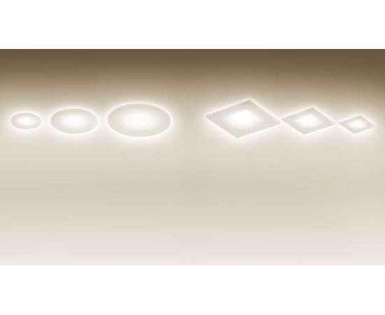 Встраиваемый в потолок светильник Artemide Architectural Zeno Up 3 Frosted Square, фото 6