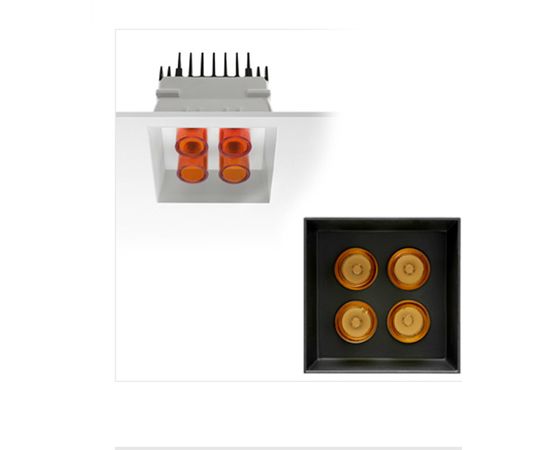 Встраиваемый в потолок светильник Flos Architectural LED Pipes, фото 1