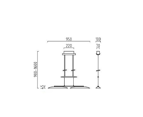 Подвесной светильник Helestra SALLY 26/1641.27/5210, фото 2