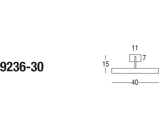 Настенный светильник Penta 4000 9236-30, фото 2