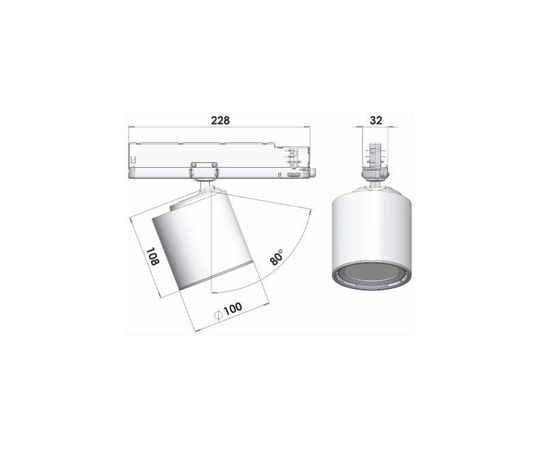 Трековый светодиодный светильник Lival GA16 Cafeteria, фото 2