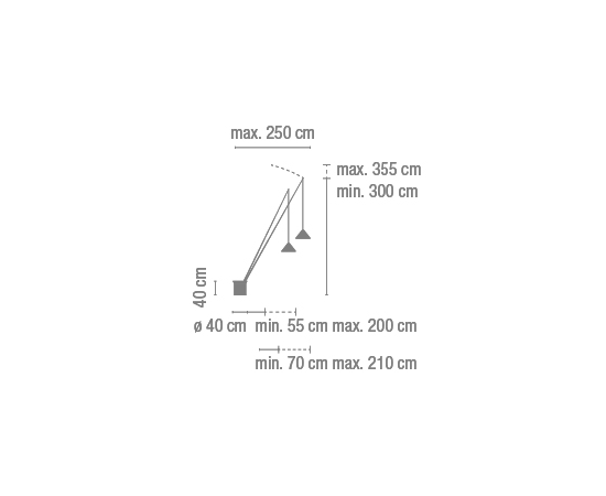 Напольный светильник Vibia North 5600.58, фото 6