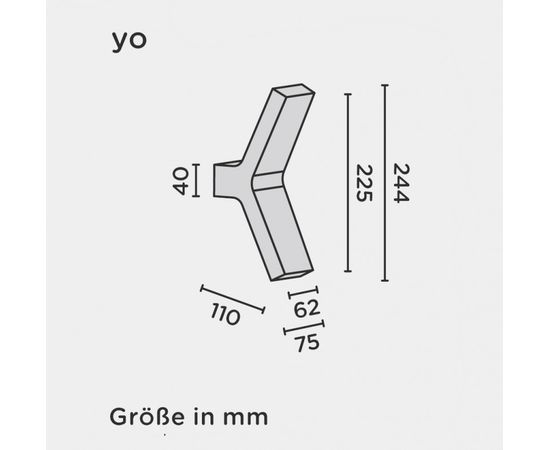 Настенный светильник IP44.de yo anthracite, фото 4