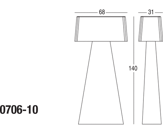 Напольный светильник Penta Bag 0706-10, фото 3