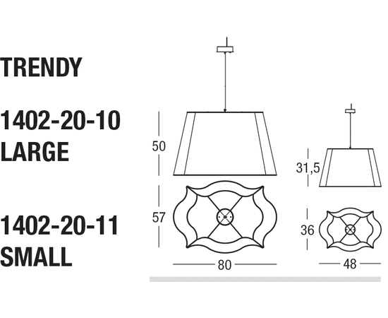 Подвесной светильник Penta CLUB HOUSE TRENDY 1402-20-11, фото 3