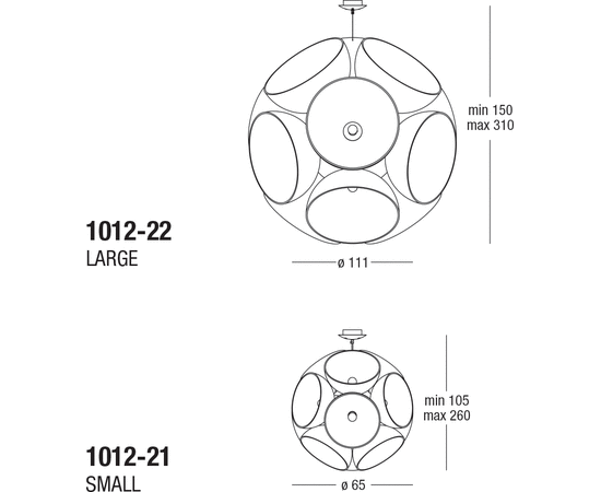 Подвесной светильник Penta Cryon 1012-21, фото 3