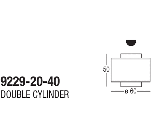 Подвесной светильник Penta SUSPENSIONS FABRICS 9229-20-41, фото 2