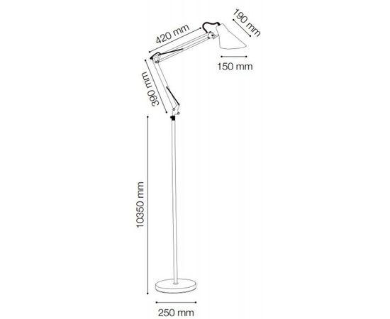 Торшер Ideal Lux SALLY PT1, фото 3