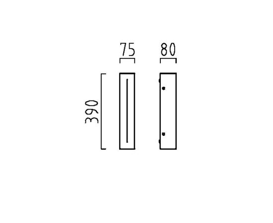 Настенный светильник Helestra SLIM 44 A18253.86, фото 3