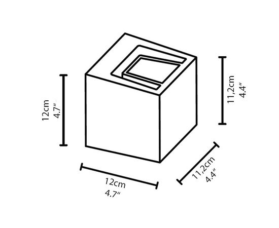 Настенный светильник IP44.de gap Q, фото 4