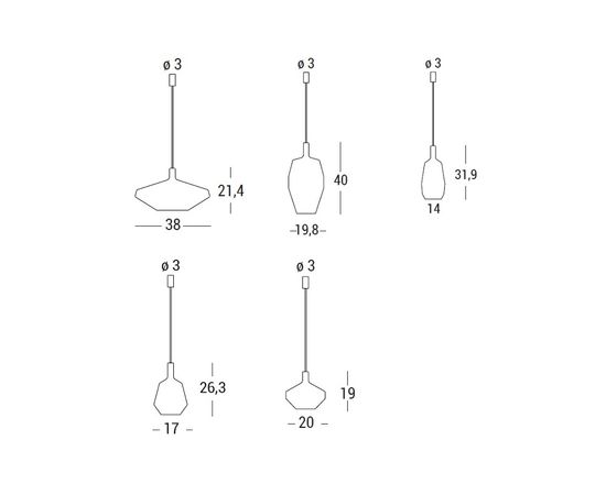 Подвесной светильник Penta MOM FATTY 1602-24, фото 3