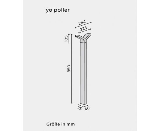 Осветительный столб IP44.de yo poller, фото 3