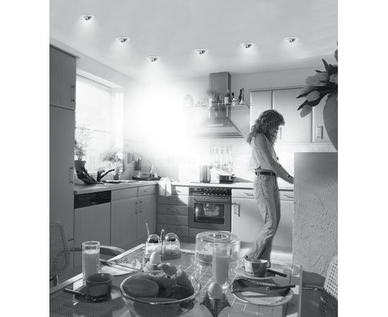 Встраиваемый в потолок светильник Paulmann Premium Line Halogen 12V GU 5.3 51mm 17953, фото 2